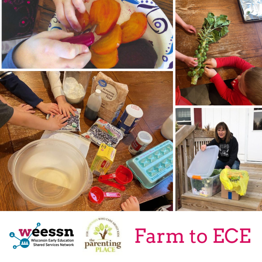 Logo: WEESSN, The Parenting Place, Text: Farm to ECE